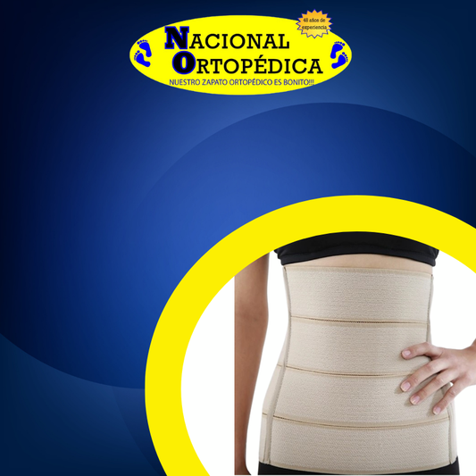 Faja abdominal cuatro bandas