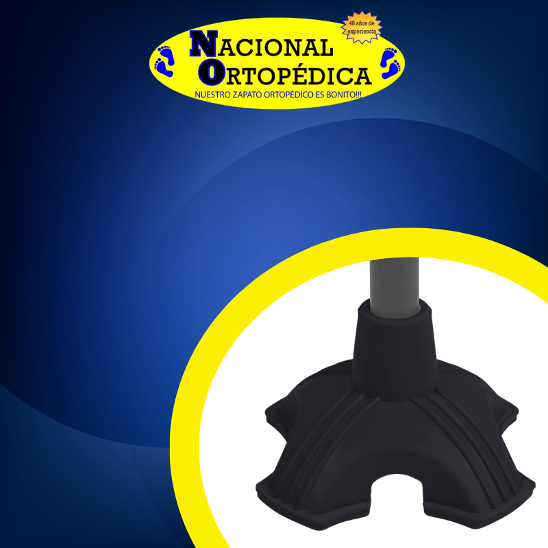 Tapón para bastón cuadruple