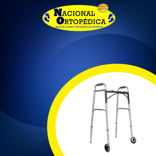 Andadera con ruedas delanteras